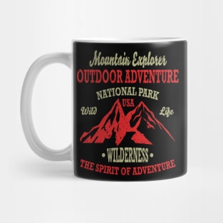 National Park Mountain Adventure Mug